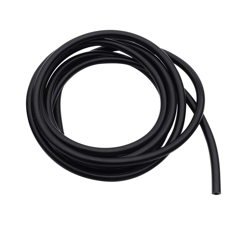 AC PERFORMANCE ID 1/8" (3mm) Silicone Vacuum Tubing Hose 10FT (3 Meter), 130 PSI Maximum Pressure Black - Image 1